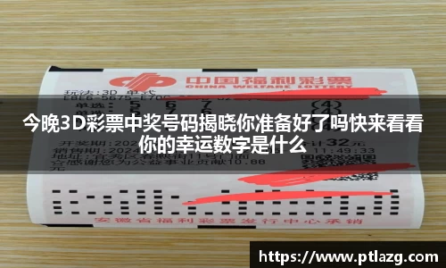 今晚3D彩票中奖号码揭晓你准备好了吗快来看看你的幸运数字是什么